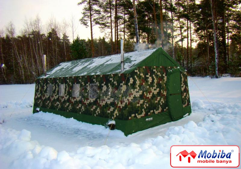 Армейская палатка Роснар Р-63. Сотовый камуфляж
