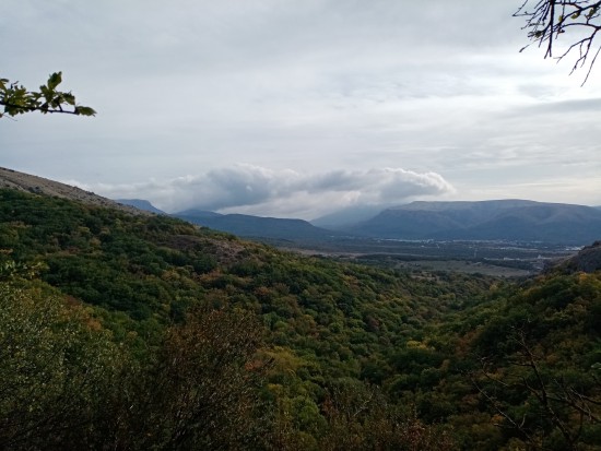 Кызыл-Коба.С высоты входа в красную пещеру.