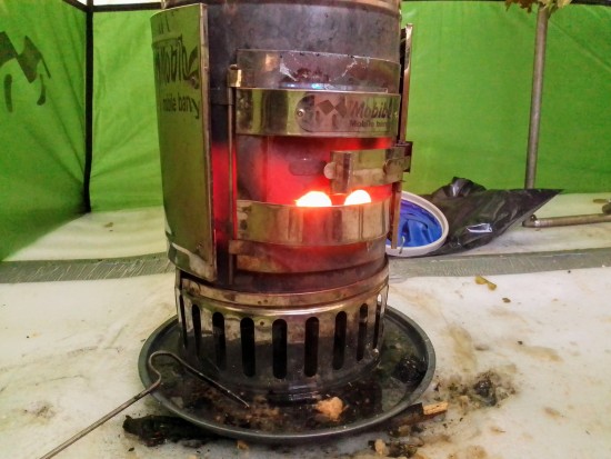 Жига шпарила, кажется,на все свои 100% может брикеты попались космические?