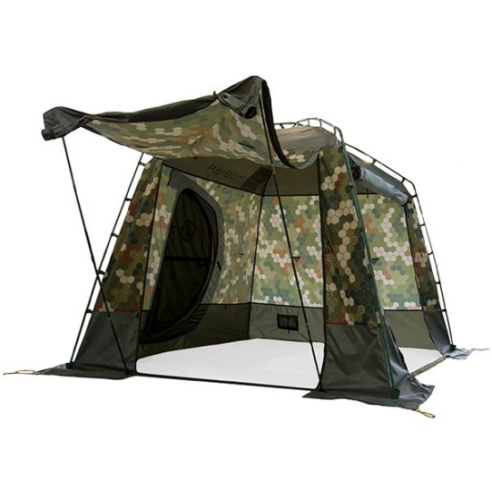 Мобильная баня МОБИБА МБ-15 СП "Сотовый камуфляж"