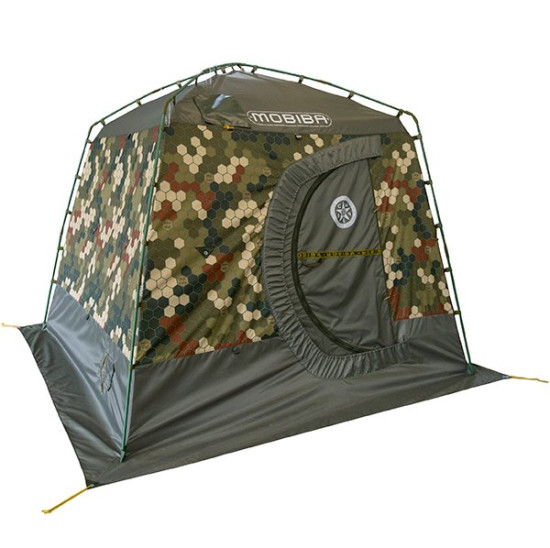 Мобильная баня МОБИБА МБ-15 СП "Сотовый камуфляж"