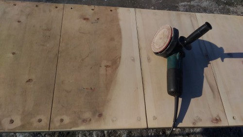 Различие поверхности после шлифовки