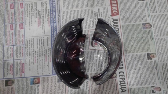 Пропорции примерно такие. Изначально не правильно отрезал, приходилось подрезать по месту.