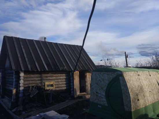 Затопили естественно заранее