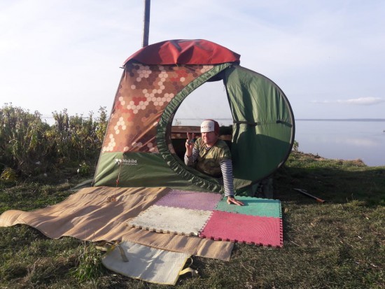 Банька после рыбалки - милое дело!